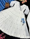 Krishi Heavy Faux Georgette Anarkali Kurti With Bottom Dupatta Wholesale Price In Surat
